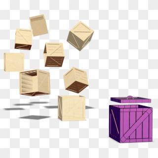 Crate Box - Plywood Clipart