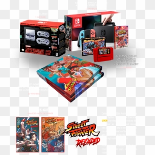 Nintendo Switch Bundle Plus Other Prizes - Street Fighter 30th Anniversary Nintendo Switch Clipart