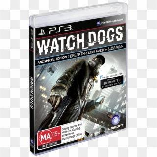 Wd Ps3 Pack 3d Anz Ma - Jogo Watch Dogs Ps3 Clipart