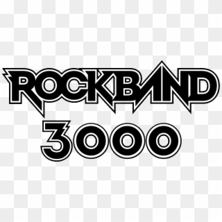 Rockband3000 - Rock Band Game Logo Clipart