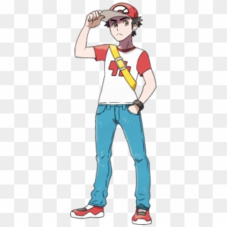 Pokemon Red Trainer Sprites - Sun And Moon Red And Blue Clipart