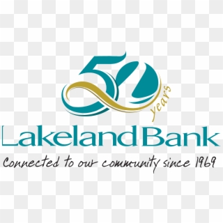 Lakeland Bank 50th Anniversary Logo Transparent - Lakeland Bank Logo Clipart