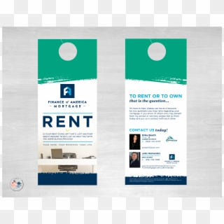 Real Estate Door Hangers - Graphic Design Clipart