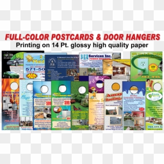 Full-color Postcards & Door Hangers - H4 Hid Clipart