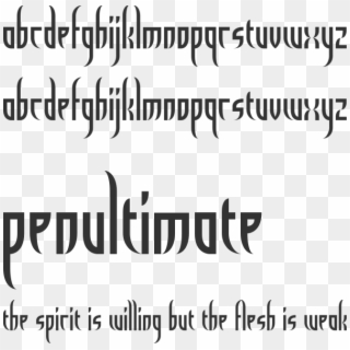 El Diablo Font Preview - Calligraphy Clipart