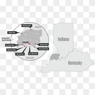 Indiana Static Locator Map Full Small C Default Clipart