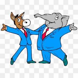 Democratic Party Elephant - Republicans And Democrats United Clipart