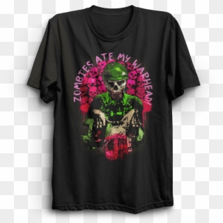 Zombies Ate My Warhead Tshirt Clipart