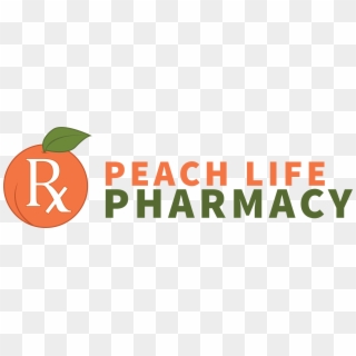 Peach Life Pharmacy Logo - Graphic Design Clipart