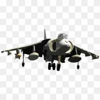 Army Jet Harrier Marine Fly Plane Aircraft - Harrier Jet Clip Art - Png Download
