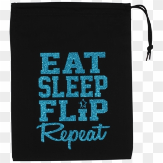 Eat Sleep Flip Repeat Grip Bag , Png Download - Bag Clipart