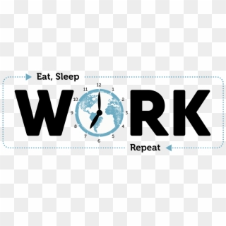 Eat, Sleep, Work, Repeat - Children Clipart