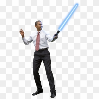 Obama Holding A Lightsaber Outside Of The Whitehousehmmmphotoshop - White House Clipart