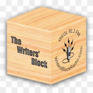 Writer's Wooden Block - Writer's Block Png Clipart