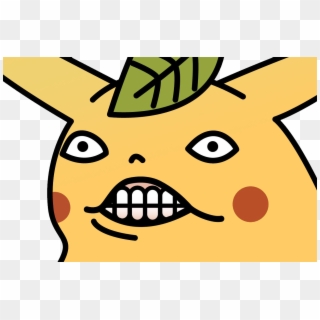 Wut , - Pikachu Leaf On Head Clipart