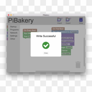 Once Pibakery Has Finished Writing To Your Sd Card, - Write Sd Card Raspbian Clipart