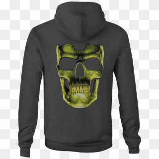 Image Is Loading Zip Up Hoodie 3d Cracked Grinning - Skull Clipart