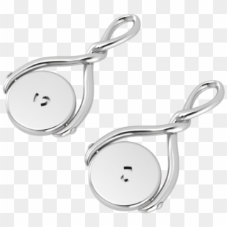 My-wishbone Spinner Pendant In Solid Silver - Platinum Clipart