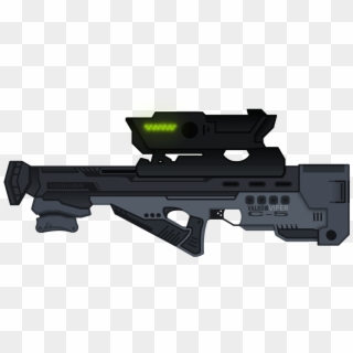 Lights On Scope Flash When Aiming At A Target, Like - Firearm Clipart