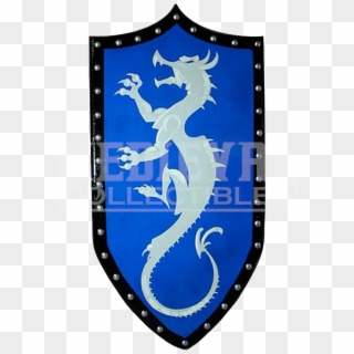 Dragon Medieval Shield Designs Clipart