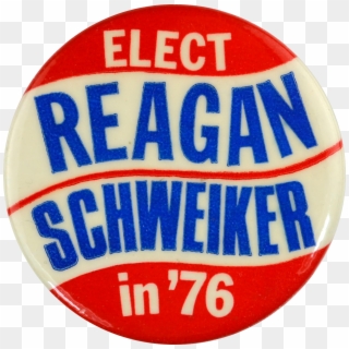 Elect Reagan-schweiker In '76 - Badge Clipart