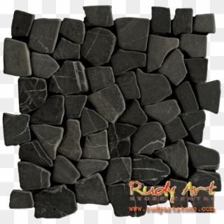 Black Marble Flat Image - Stone Wall Clipart