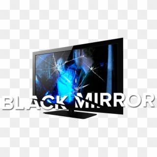 Black Mirror Image - Led-backlit Lcd Display Clipart
