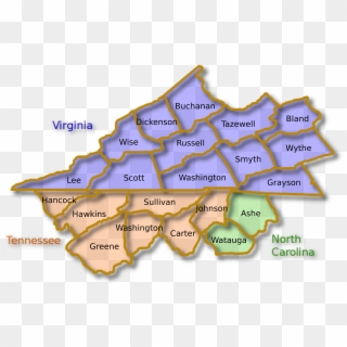 Map Of Counties - Old Map Of Wise Co Virginia Clipart
