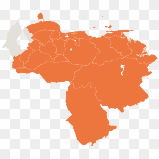 Proficiency By Region And City - Venezuela Map Icon Clipart
