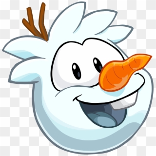 Snowman Puffle Club Penguin - Olaf De Club Penguin Clipart