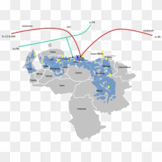 Mapavenezuela - Venezuela Map States Clipart