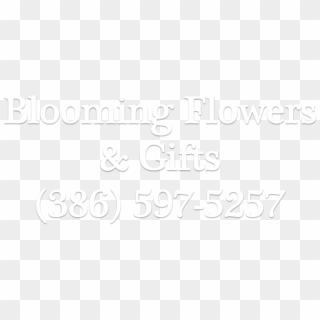 Blooming Flowers & Gifts - Poster Clipart