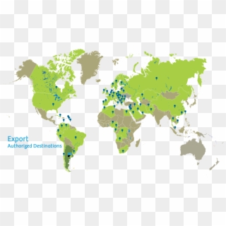 Mapa - World Map Same Color Clipart