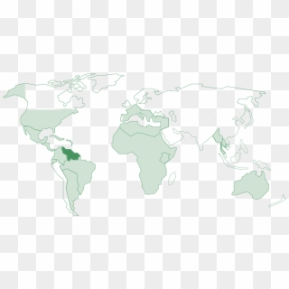 Selecciona Una Región En El Mapa Para Conocer Su Contacto - World Map Clipart