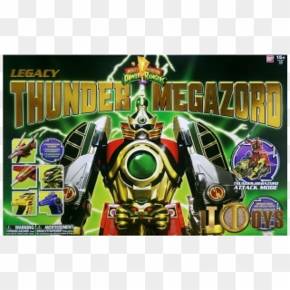 Power Ranger Legacy - Mighty Morphin Power Rangers Legacy Thunder Megazord Clipart