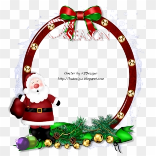 Ftu Clusters - Christmas - Wreath Clipart
