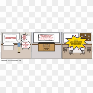 Chem Lab 7 Story Board - Cartoon Clipart