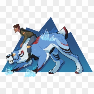 Get In The Robot Lance - Voltron Blue Lion And Lance Clipart