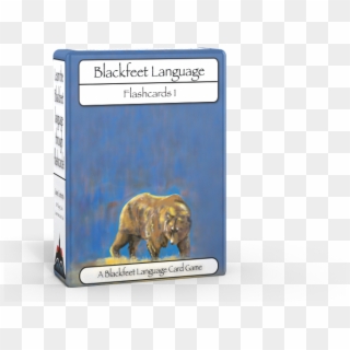 Blackfeet Language Flashcards - Bison Clipart