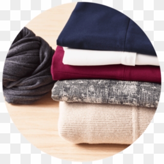 Image Of Mm Lafleur Clothes Folded On A Table - Thread Clipart