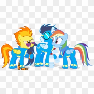 Mlp Art,my Little Pony,мой Маленький - Soarin Spitfire Rainbow Dash Clipart