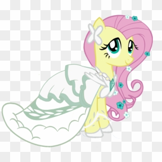 Fluttershy Pinkie Pie Princess Celestia Derpy Hooves - My Little Pony Fluttershy Dress Wedding Clipart