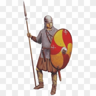 Armour Early 10 Point Chainmail - Carolingian Knight Clipart