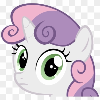 Sweetie Belle Stare Know Your Meme - Mlp Sweetie Belle Eyes Clipart
