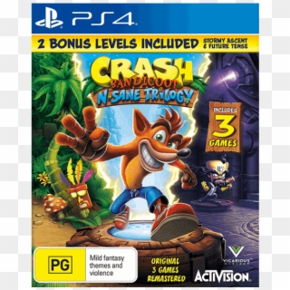 Crash Bandicoot N Sane Trilogy Ps4 Clipart