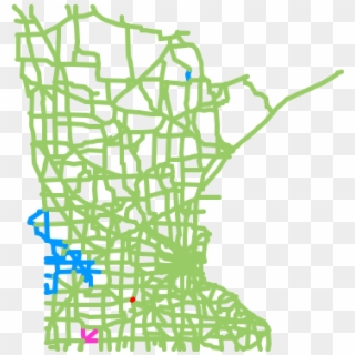 Winter Storm Warning & Weather Advisory (purple) Into - Mndot Road Conditions Clipart