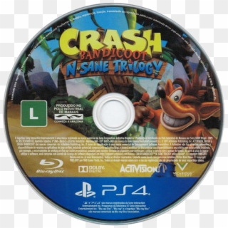 Crash Bandicoot N - Crash Bandicoot N Sane Trilogy Disc Clipart
