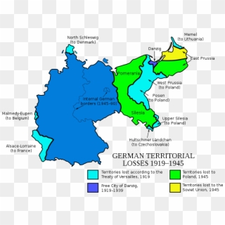 German Territorial Losses, 1919 1945 [730x550] - German Territorial Losses Clipart