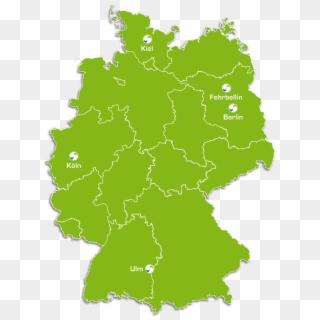 Locations In Germany - Bundesländer Kennzeichen Clipart