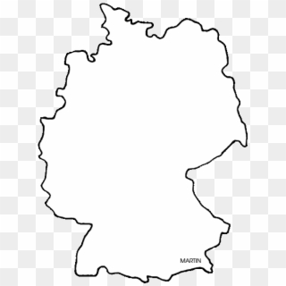 Germany Map - Germany Map White Png Clipart
